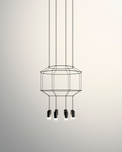 Vibia Wireflow 0303 Octagonal 8-Light Pendant Lamp